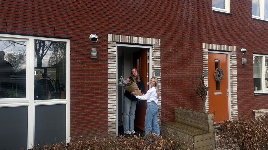 Iemand verrassen met bloemen?